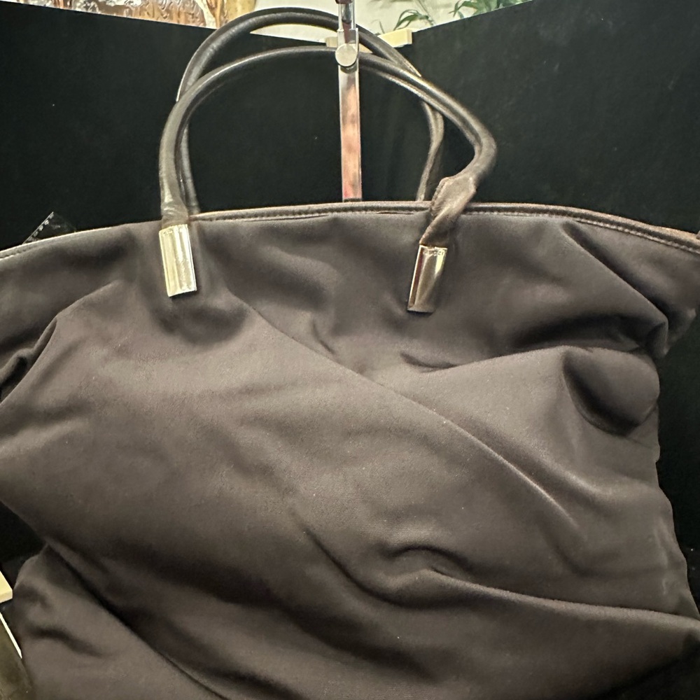 Gucci Dark Brown  Tote Bag with Leather Handles - Picture 4 of 16